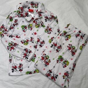 Disney Mickey & Minnie Christmas Pajama Set – Size 6